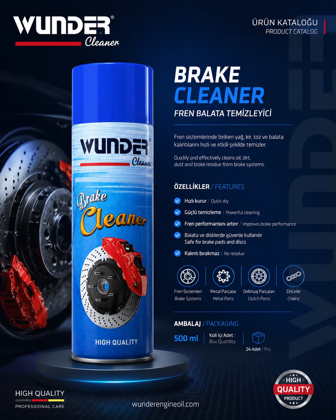 Wunder Aerosol – wu fren balata temizleyici